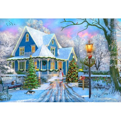 Bluebird Puzzle Christmas at Home 1000 Teile Puzzle Bluebird-Puzzle-F-90330