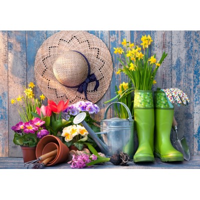 Bluebird Puzzle Ready for the Garden 1000 Teile Puzzle Bluebird-Puzzle-F-90354