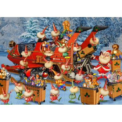 Bluebird Puzzle Ready for Christmas Delivery Season 12 Teile Puzzle Bluebird-Puzzle-F-90407