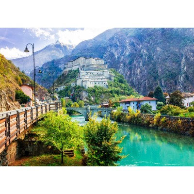 Bluebird Puzzle Fort of Bard, Italy 500 Teile Puzzle Bluebird-Puzzle-F-90416