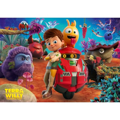 Bluebird Puzzle XXL Teile - TERRA WILLY - Unexplored Planet 104 Teile Puzzle Bluebird-Puzzle-F-90469