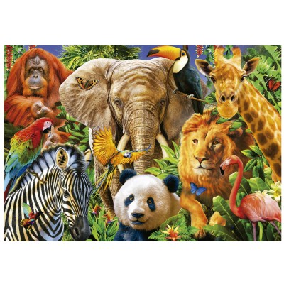 Educa Wild Animal Collage 500 Teile Puzzle Educa-19550
