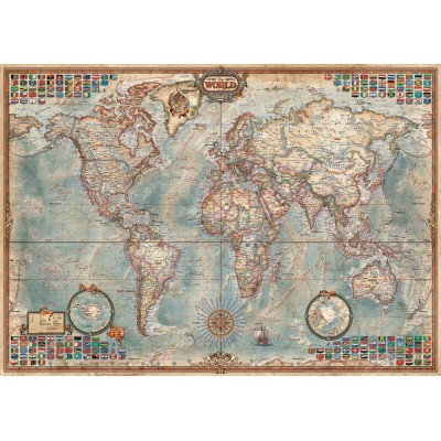 Educa Politische Weltkarte 1500 Teile Puzzle Educa-16005