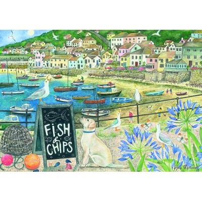 Otter House Puzzle Fish'N'Chips 1000 Teile Puzzle Otter-House-Puzzle-75821