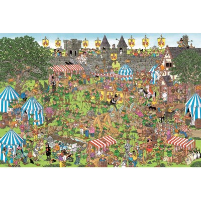 Jumbo Jan van Haasteren - Robin Hood Festival 1500 Teile Puzzle Jumbo-00637