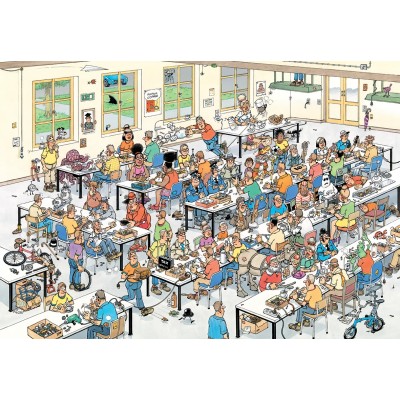 Jumbo Jan van Haasteren - Können wir das schaffen? 2000 Teile Puzzle Jumbo-00810