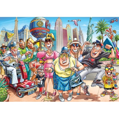 Jumbo Wasgij Original 48 - Was in Vegas passiert! 1000 Teile Puzzle Jumbo-00803