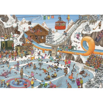 Jumbo Jan Van Haasteren - Winterspiele 1000 Teile Puzzle Jumbo-00601