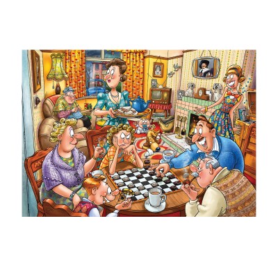 Jumbo Wasgij Destiny - Games Night 1000 Teile Puzzle Jumbo-00594