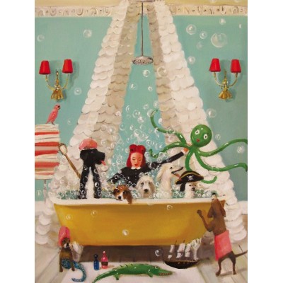 New York Puzzle Company Bubble Bath 1000 Teile Puzzle New-York-Puzzle-JH2210