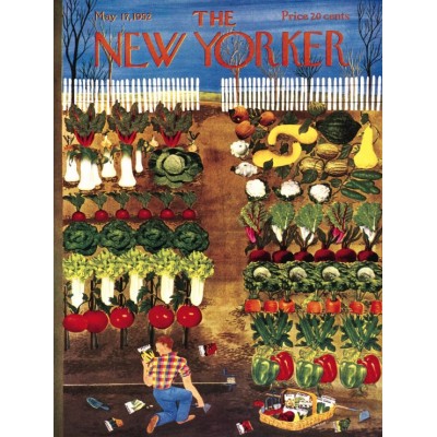 New York Puzzle Company The New Yorker - Vegetable Garden 1000 Teile Puzzle New-York-Puzzle-NY2447