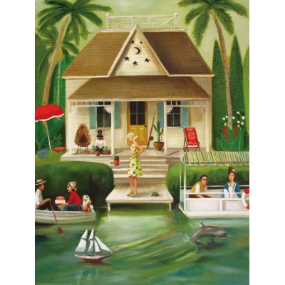 New York Puzzle Company Splendid Summer Home 500 Teile Puzzle New-York-Puzzle-JH2472