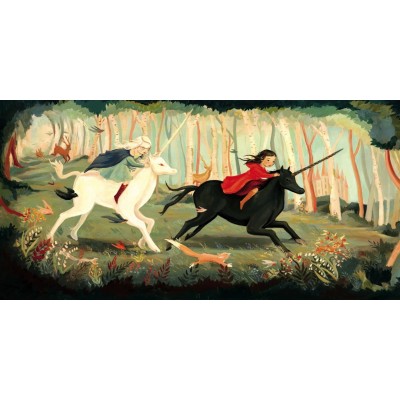 New York Puzzle Company Dream World - Unicorn Dream 80 Teile Puzzle New-York-Puzzle-EM1705