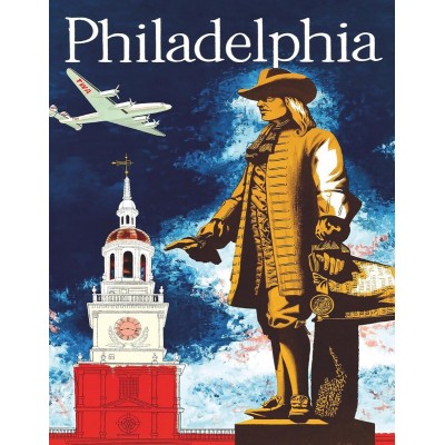 New York Puzzle Company Philadelphia Mini 100 Teile Puzzle New-York-Puzzle-AA1970