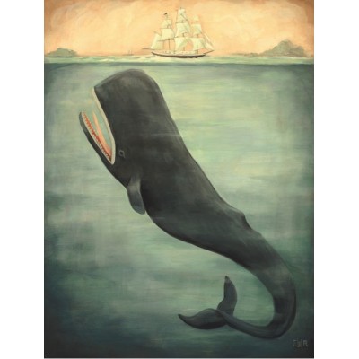 New York Puzzle Company XXL Teile - Dream World - Leviathan Below 500 Teile Puzzle New-York-Puzzle-EM1924