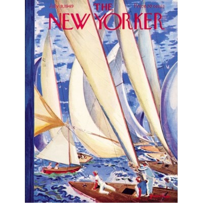 New York Puzzle Company The New Yorker - Regatta 1000 Teile Puzzle New-York-Puzzle-NY197