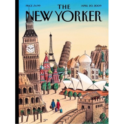 New York Puzzle Company The New Yorker - Ultimate Destination 1000 Teile Puzzle New-York-Puzzle-NY024