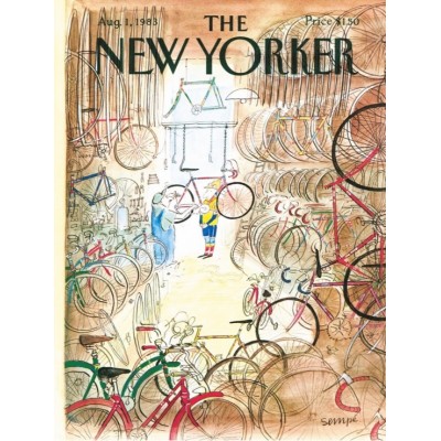 New York Puzzle Company The New Yorker - Bicycle Shop 1000 Teile Puzzle New-York-Puzzle-NY1706