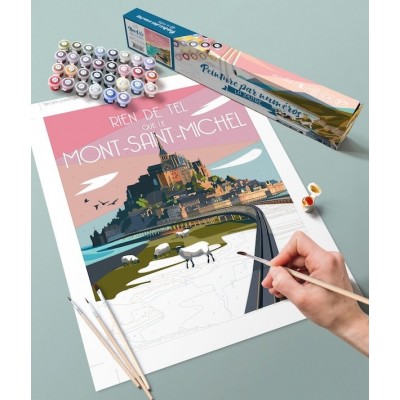 La Loutre Malen Nach Zahlen - Mont Saint Michel La-Loutre-PPN-640728