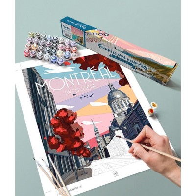 La Loutre Malen Nach Zahlen - Montréal La-Loutre-PPN-641138