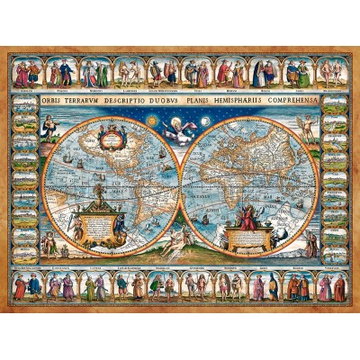 Castorland Die Weltkarte, 1639 2000 Teile Puzzle Castorland-200733