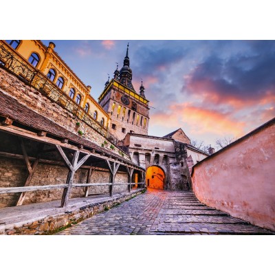 Enjoy Puzzle Turnul cu ceas, Sighisoara 1000 Teile Puzzle Enjoy-Puzzle-1029