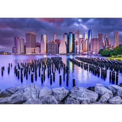 Enjoy Puzzle Cloudy Sky Over Manhattan, New York 1000 Teile Puzzle Enjoy-Puzzle-1065