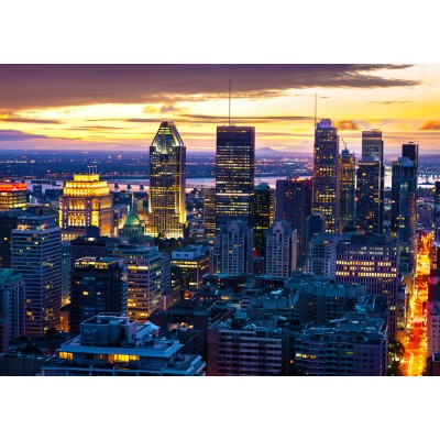 Enjoy Puzzle Montreal Skyline by Night, Canada 1000 Teile Puzzle Enjoy-Puzzle-2085