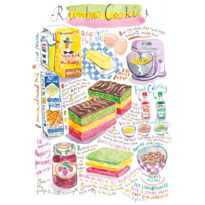 Magnolia Regenbogen-Kekse 1000 Teile Puzzle Magnolia-3313