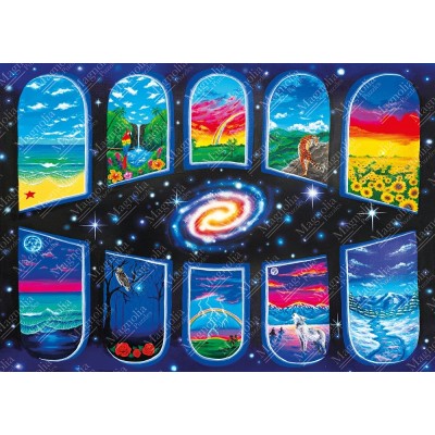 Magnolia Windows of the Soul 1000 Teile Puzzle Magnolia-2105