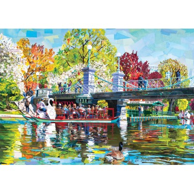 Art & Fable Puzzle Company Tag im Garten 1000 Teile Puzzle Art-and-Fable-23420