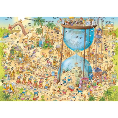 Heye Edition Funky Zoo - Desert Habitat 1000 Teile Puzzle Heye-30068