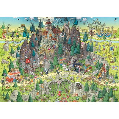 Heye Edition Funky Zoo - Transylvanian Habitat 1000 Teile Puzzle Heye-29963