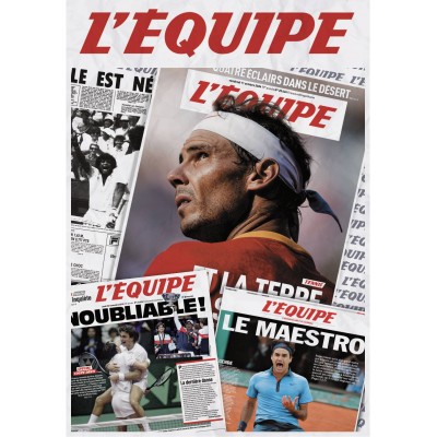 L Équipe Die Legenden des Tennis 1000 Teile Puzzle LEQUIPE-PUZZEQ004