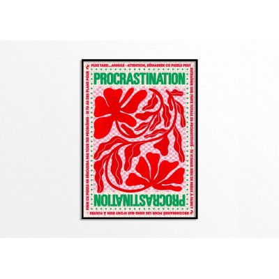 Piece & Love Procrastination 1000 Teile Puzzle Piece-And-Love-84166