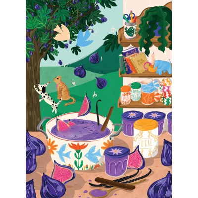 Pièce Rapportée Confiture De Mon Jardin 500 Teile Puzzle Piece-Rapportée-00150