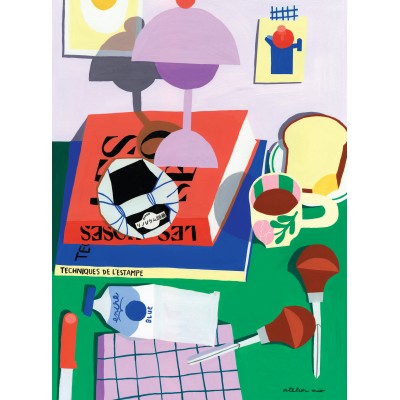 Pièce Rapportée L'Atelier De Linogravure 500 Teile Puzzle Piece-Rapportée-00112