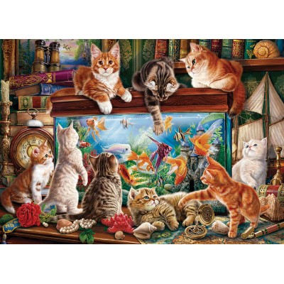 Eurographics Katzen am Aquarium 1000 Teile Puzzle Eurographics-6000-6138