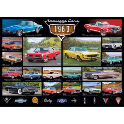 Eurographics American Cars of the 1960s 1000 Teile Puzzle Eurographics-6000-0677