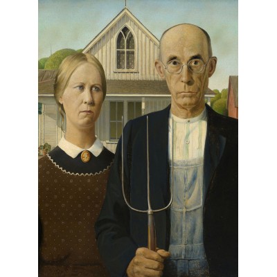 Eurographics Grant Wood - American Gothic 1000 Teile Puzzle Eurographics-6000-5479