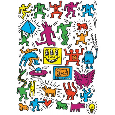 Eurographics Keith Haring - Collage 1000 Teile Puzzle Eurographics-6000-5513