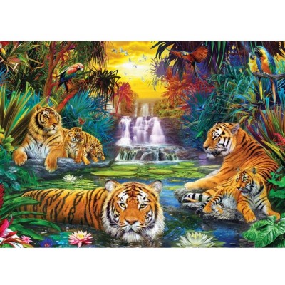 Eurographics XXL Teile - Tiger's Eden 500 Teile Puzzle Eurographics-6500-5457