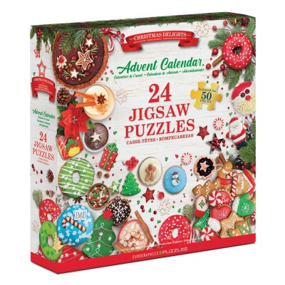 Eurographics Adventskalender - Weihnachtsleckereien - 24 Puzzles 50 Teile Puzzle Eurographics-9924-5811
