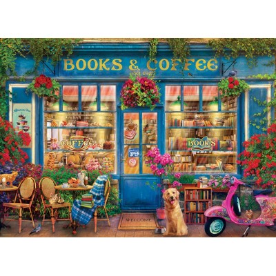 Eurographics Bücher und Kaffee - Gary Walton 1000 Teile Puzzle Eurographics-6000-5869