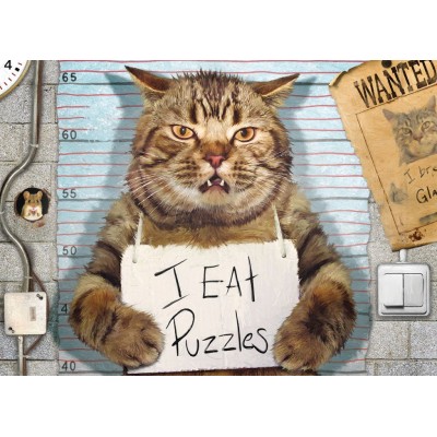 Eurographics XXL Teile - Gangsterkatze 500 Teile Puzzle Eurographics-6500-5786