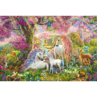 Schmidt Spiele Einhornfamilie im Blütenwald 150 Teile Puzzle Schmidt-Spiele-56387