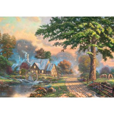Schmidt Spiele Holzpuzzle - Am alten Mühlenbach 1000 Teile Puzzle Schmidt-Spiele-59797