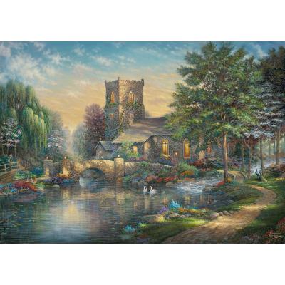 Schmidt Spiele Willow Wood Kapelle 1000 Teile Puzzle Schmidt-Spiele-57367