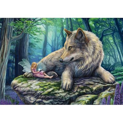 Schmidt Spiele Die Fee und ihr Wolf 500 Teile Puzzle Schmidt-Spiele-59714