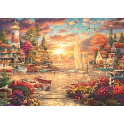 Schmidt Spiele Chuck Pinson - Morgen auf dem See 1000 Teile Puzzle Schmidt-Spiele-58554